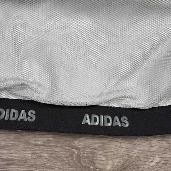 Adidas Jacket Mens Size XL Gray Full Zip Climastorm Windbreaker Lightweight - Picture 12 of 16